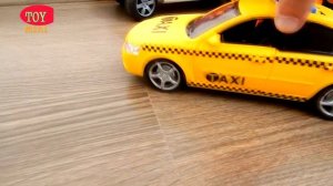 Машинки игрушки Такси Распаковка и Обзор Видео про машинки - Игрушки для детей