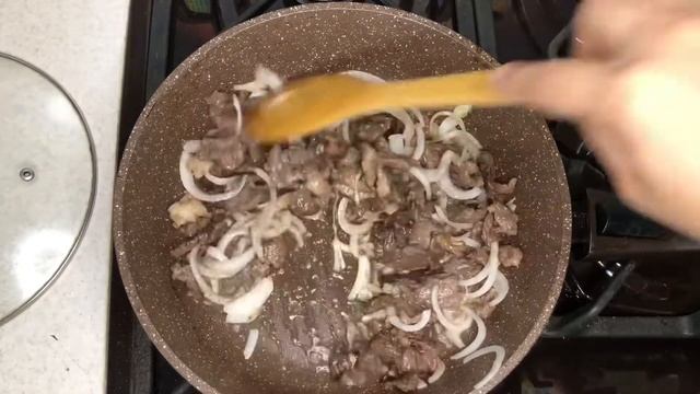 Очень очень вкусный ужин?. Быстрый лёгкий рецепт/казакша рецепт#казакша #мясосгрибами #ужин #еда
