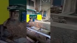 Работа ленточной пилорамы Термит-ВРН