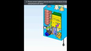 Замена фильтра отопления NAVIEN ACE Turbo