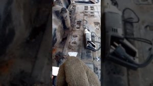 подготовка к высверливанию ЗТС (заводской точечной сварки)