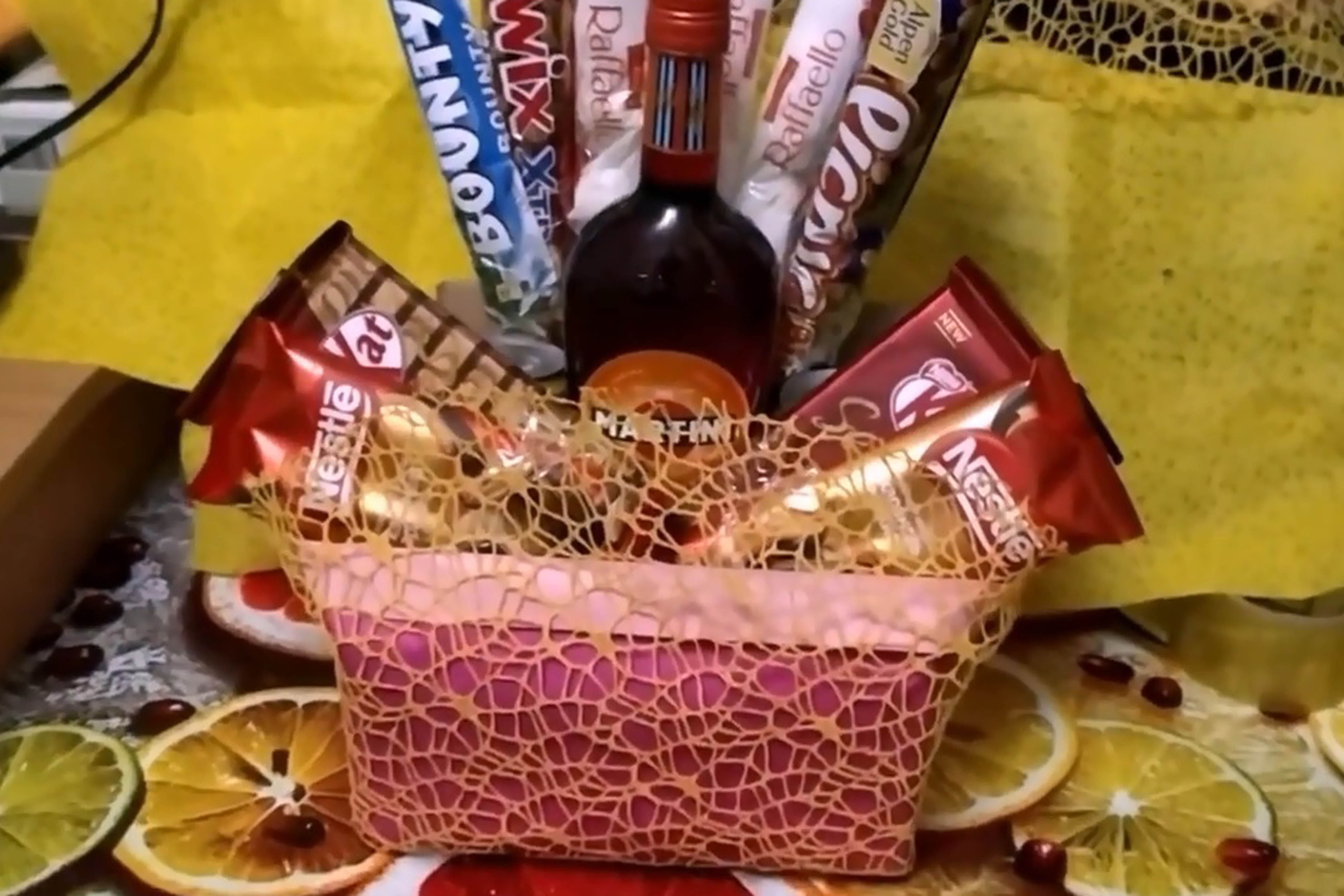 Букет из конфет.