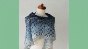 Шарф крючком. Вязание со схемами. crochet