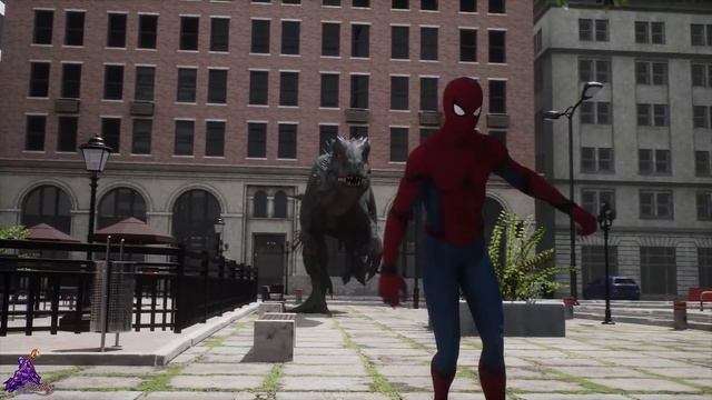 Indominus Rex Attacks Spiderman (RTX ON) Remaster | Dazzling Divine смотреть онлайн