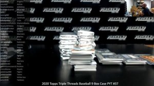 10/28/2020 2020 Topps Triple Threads Baseball 9 Box Case PYT #37