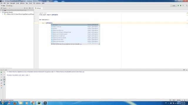 Introduction To PyQt5 And Our First GUI Window смотреть онлайн