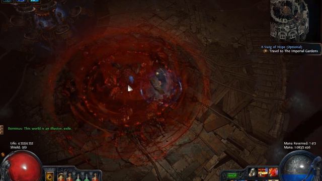 PoE Ring of Fire Witch Dominus Kill Torment смотреть онлайн