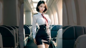 Stewardess Uniform | Lookbook | Part 2 | 4K | AI Art Lab