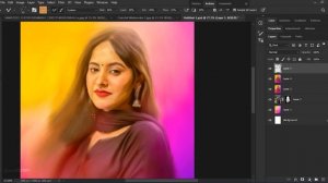 Baani Sandhu Creative Digital Art in Photoshop | Ayan Artist 007