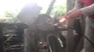 газовая горелка из паяльнои лампьі