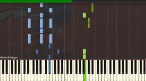 Miraculous LadyBug - Main Theme /Piano Tutorial [Synthesia]