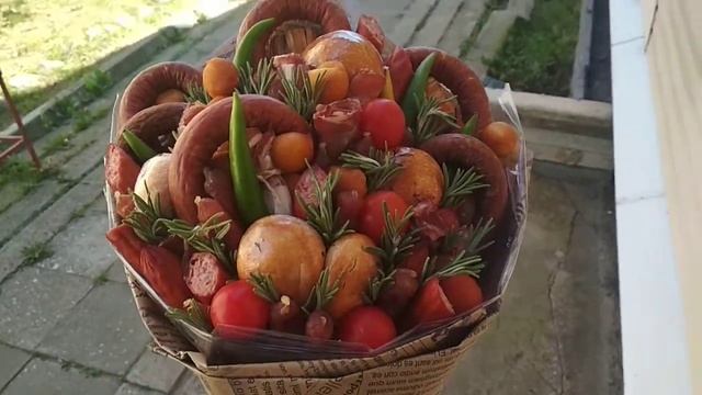 Мясной букет "Вечер мечты" в модернизации. Мастерская вкуса