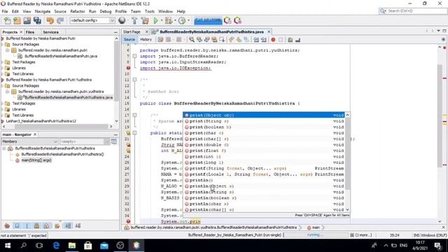 Tugas Kelompok Algoritma dan Struktur Data (JOptionPane, BufferedReader, dan Scanner) смотреть онлайн