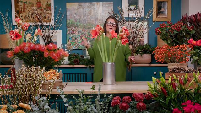 Flower arranging: How to display your Amaryllis смотреть онлайн