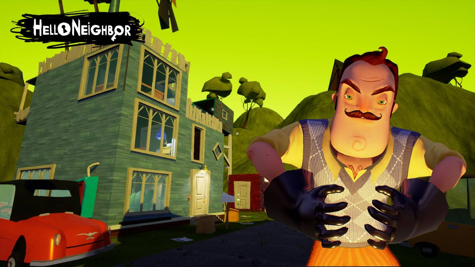 Привет Сосед!!!СТЕПАНЫЧ не любит города в игре  Hello Neighbor