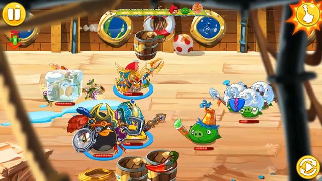 Angry Birds Epic #45. Летописная пещера: Пещера 24. Уровни 7-8