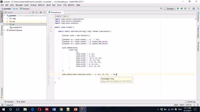 CPLEX & Java 7 Solving problems with a quadratic objective смотреть онлайн