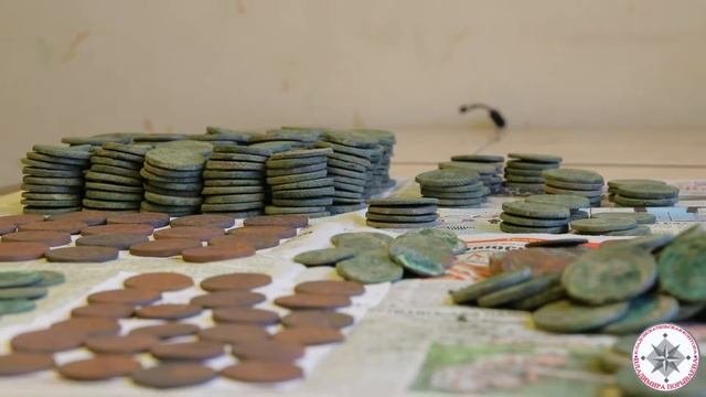 Огромный клад медных монет 18-19 века