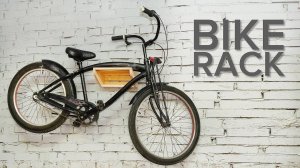 Wall Handing Plywood Bike Rack DIY