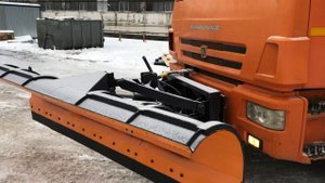 Отвал гидроповоротный МОС-04 на КамАЗ-65115, КамАЗ-55111, КамАЗ-6520, КамАЗ-53605, КамАЗ-43118