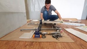 Китайский плиткорез против керамогранита. Работает лучше чем вначале.