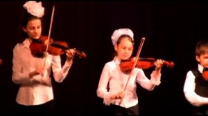 Чайковский "Неаполитанская" и Дженкинсон "Танец" АНсамбль ДМШ № 13 скрипачей ЕСТЬ НОТЫ !!!