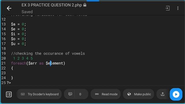 PHP TUTORIAL: Count Total Vowels & Show Occurrences | BCA Sem 3 Lab Book Assignment 3 | Q2 Solution