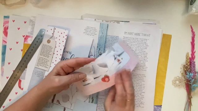Using Magazines | Sweet Bird Diary Journal Part 1 #tutorial using Daphne’s Diary #letscreate смотреть онлайн