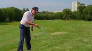 SamsonovGolf: Как бить со склона вниз? Мяч ВЫШЕ ног! Секреты игры в гольф от PGA Гольф Профессионал