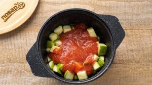 Кабачки в томатном соусе на зиму