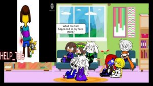 Undertale reacts to Frisk AU themes