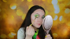 ЗЕЛЕНО-ЖЕЛТЫЙ МАКИЯЖ | ЛЕТНИЙ МАКИЯЖ | ЯРКИЙ МАКИЯЖ | MAKEUP TUTORIAL | GREEN YELLOW MAKEUP