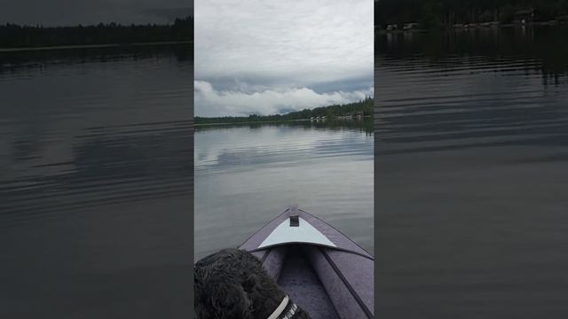 Inflatable decathlon kayak on loch morlich,  well worth the money, tracks really well in the water