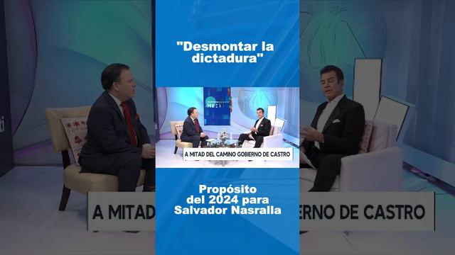 Salvador Nasralla comentó en nuestro foro que "desmontar la dictadura" es su propósito del 2024