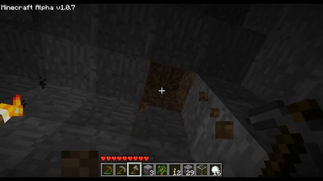НЕ СТРОЙ В ПЕЩЕРЕ в МАЙНКРАФТ АЛЬФА ▻ Minecraft Alpha #7 | 1.0.7