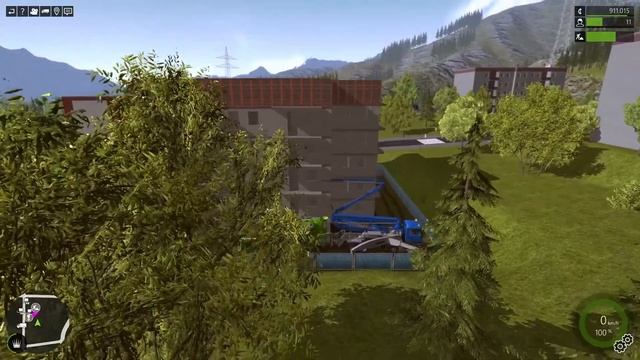 Строим многоэтажку в Construction Simulator 2015. Часть 2. Уроки экспресс-разгрузки материалов смотреть онлайн