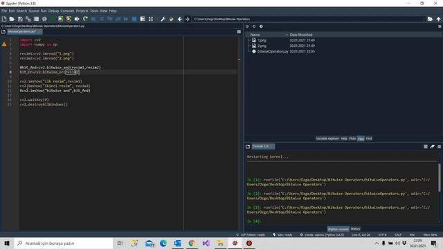 Python ile Görüntü İşleme- Bitwise Operatörleri смотреть онлайн