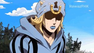 Джайро Цеппели поёт Pizza mozzarella「Невероятные приключения ДжоДжо: Гонка стального шара」rus dub