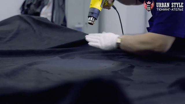 Перетяжка потолка в автомобиле кожей ALCANTARA смотреть онлайн