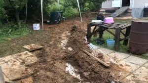 Монтаж септика Волгарь и отвод воды из септика