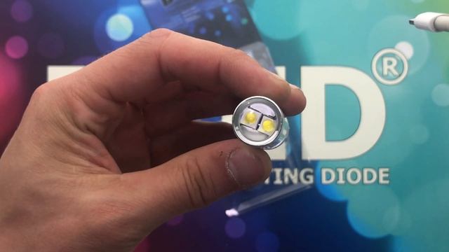 Автолампа светодиодная 1156 - P21W - S25 - BA15s - 10 Epistar HP + Линза смотреть онлайн