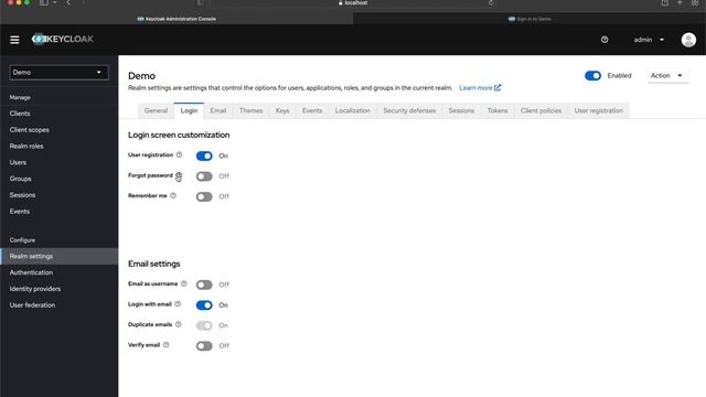 Keycloak Admin Console: Quickly Add Remember Me and Forgot Password to Login Page смотреть онлайн