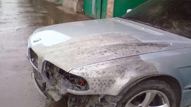 СЛОЖНАЯ РИХТОВКА КАПОТА И КРЫЛО  BMW