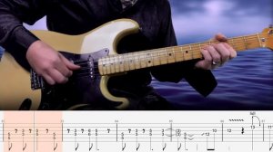 Smoke on the Water Deep Purple Cover   Guitar Tab   Lesson   Tutorial