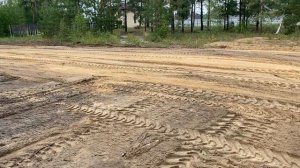 Подготовка к строительству. Ровняю участок.