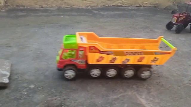 diy mini tractor ko pull se kuda Diya  toy cartoon helicopter  tractor  jcb dumper truck cartoon