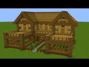 Майнкрафт - Как построить легкий дом для выживания. Minecraft