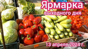 Краснодар - Ярмарка выходного дня на ул. Одесской - цены на продукты - 13 апреля 2024 г.