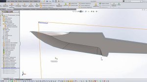 Solidworks. Построение лезвия