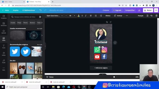 Como Fazer Cartão de Visitas Digital e Interativo | Convite de Festa Interativo com Links смотреть онлайн